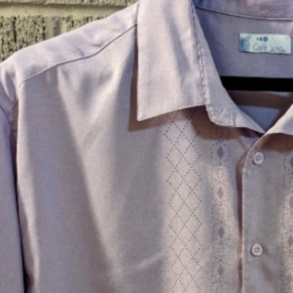 Cafe Luna Lavender Bowling Shirt